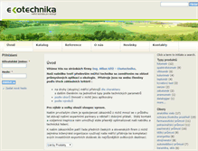 Tablet Screenshot of ekotechnika.com